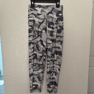 Bally Gray Camouflage Leggings